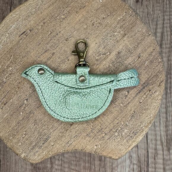 Portland Leather Mockingbird Pouch BEETLE Purse Charm FAST SHIP - Picture 2 of 4